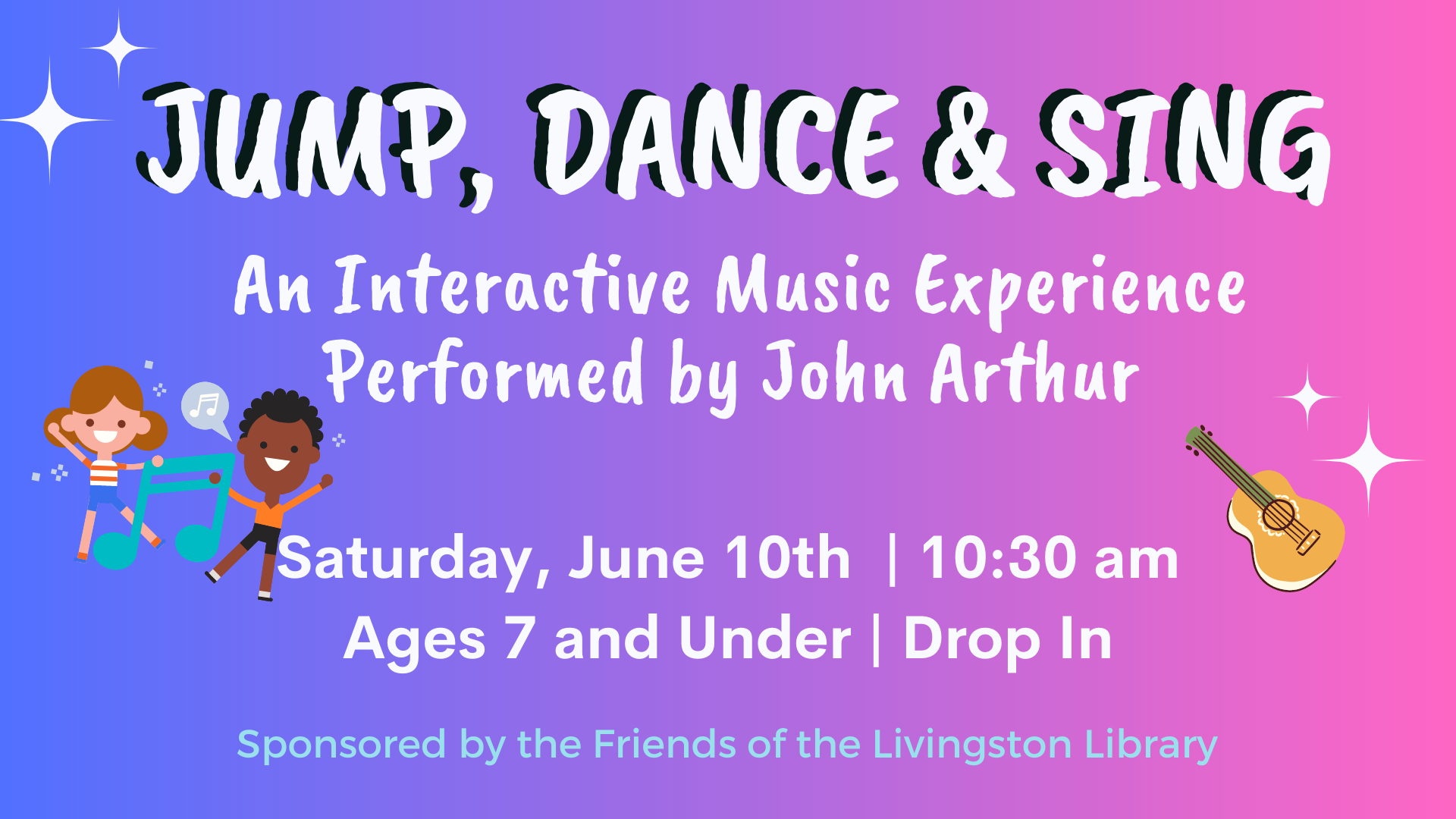 Jump, Dance, and Sing | Livingston Public Library